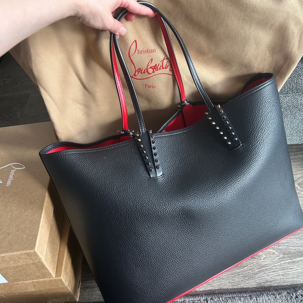 Christian Louboutin Cabata Calfskin Leather Tote
